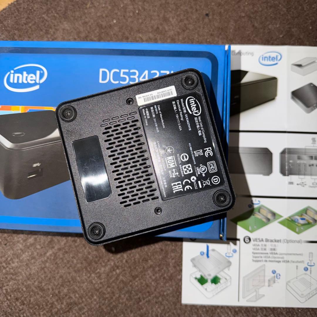 Intel DC53427HYE メモリ16GB+SSD512GB+Wi-Fi