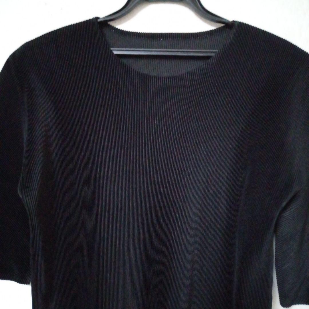 PLEATS PLEASE　ミスト　プリーツトップス　ブラック
