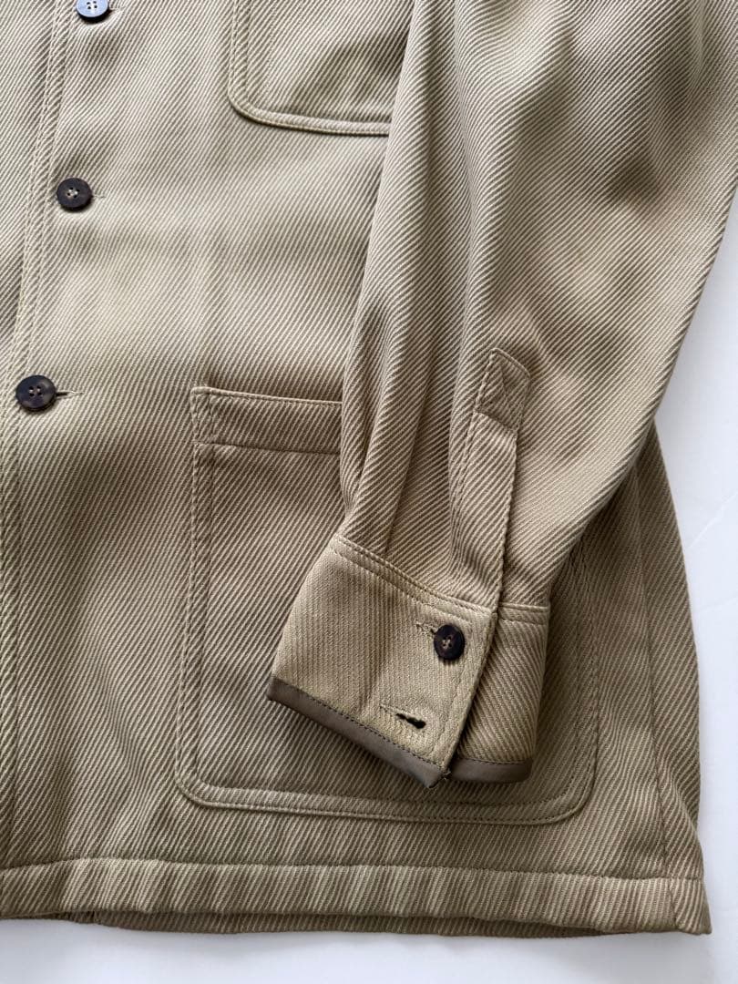 Hollington フランス製 コットンツイル スタンドカラージャケット