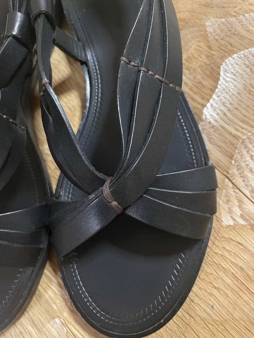 【新品】 BOTTEGA VENETA ボッテガヴェネタ サンダル 黒 24.5