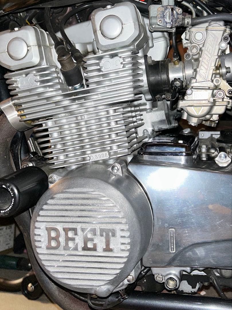 ゼファー400 z400fx BEET ジェネレーターカバー ダイナモカバー