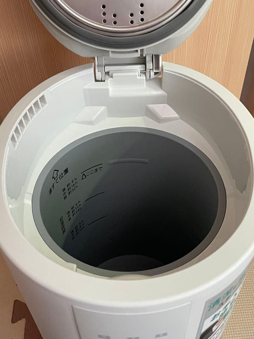 【1回のみ使用】象印 EE-DF50-WA スチーム式加湿器　ホワイト