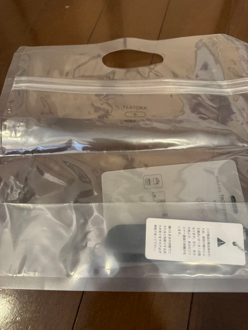 TEATORA WALLET PANTS RESORT P 黒 サイズ5