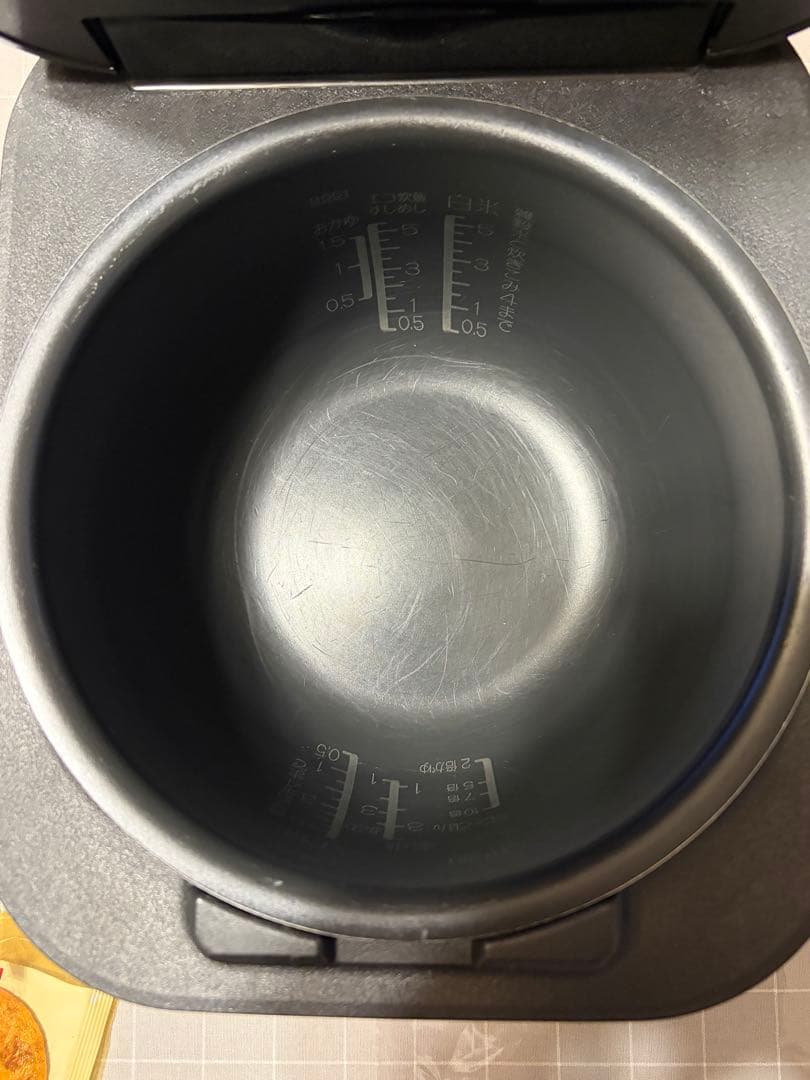 【内蓋新品】象印 炊飯器 NW-SA10 ブラック（箱のみ）