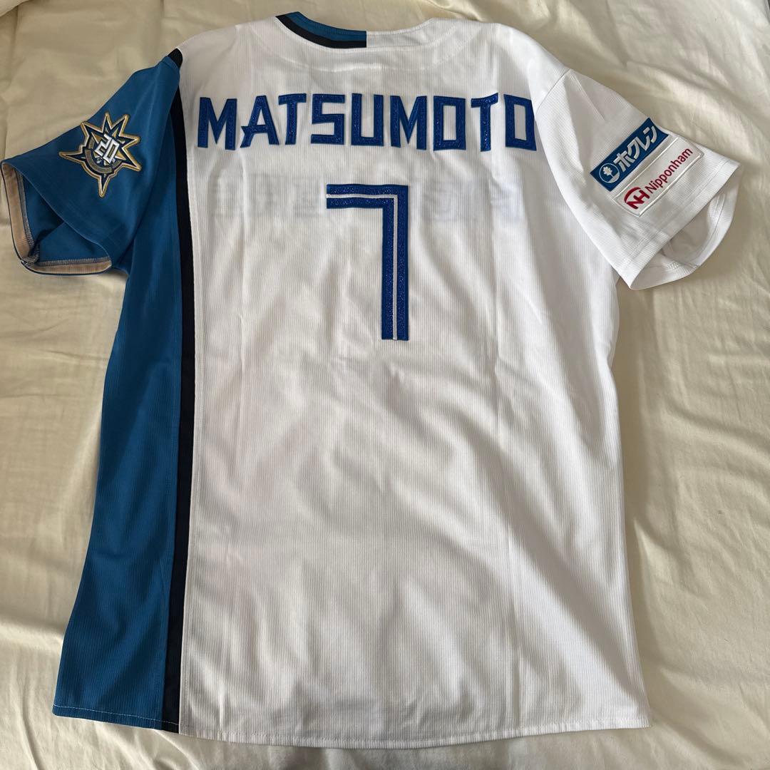 FIGHTERS MATSUMOTO 7 ユニフォーム　FAVグリッターワッペン