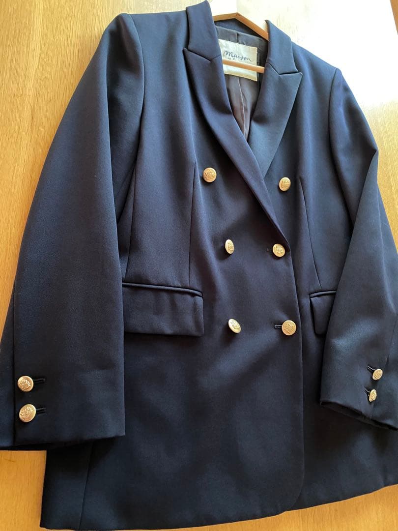 ☆IENA(Maison Iena)☆ウールダブルテーラードジャケット金ボタン