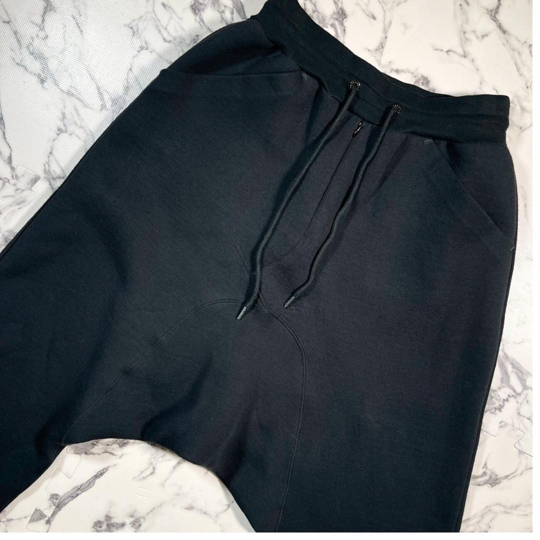 ✨美品✨3(L) FUMITO GANRYU サルエル スウェット ブラック