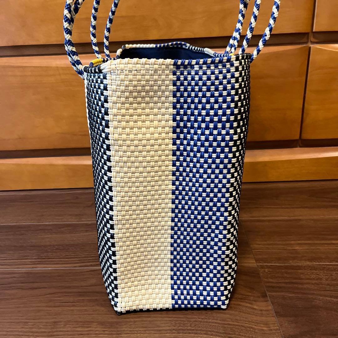 【即購入可】 メルカドバッグ　メキシコ　オアハカ産　Lサイズ　チャーム付き