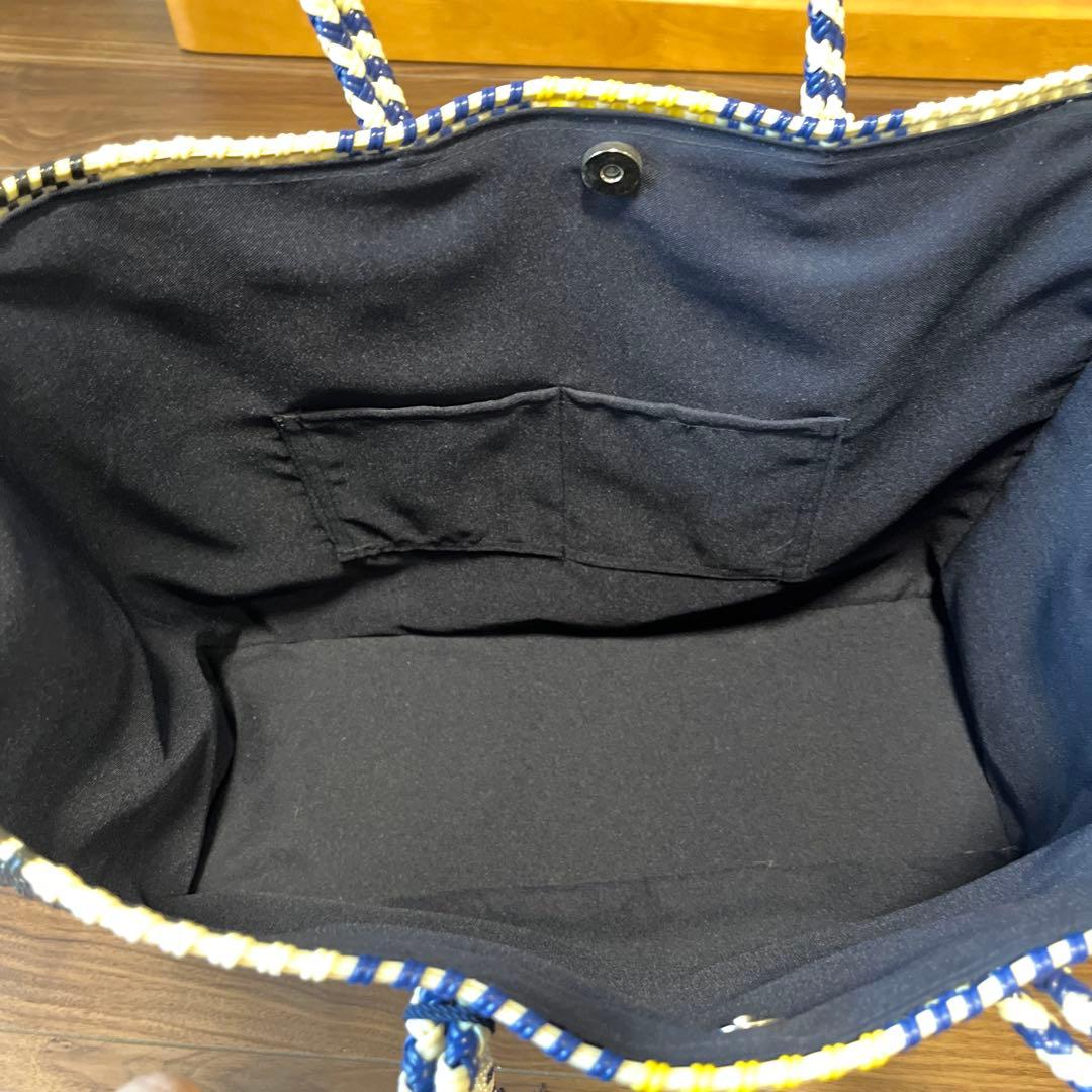 【即購入可】 メルカドバッグ　メキシコ　オアハカ産　Lサイズ　チャーム付き