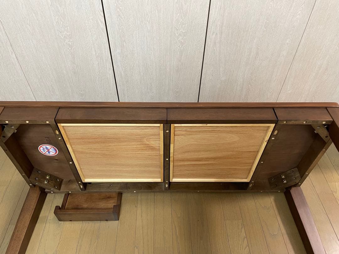 パソコンデスク 【引出し付き】　ダークブラウン　ベルメゾン