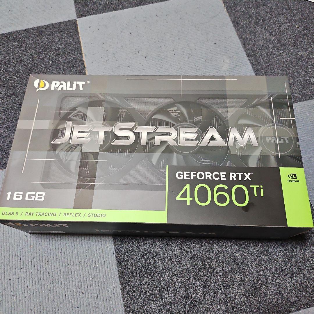 グラフィックボード・グラボ・ビデオカード Palit GeForce RTX 4060 Ti JetStream 16GB