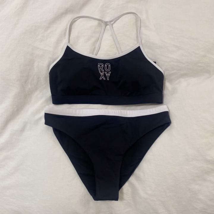 ROXY ロキシー ロゴ ビキニ セットアップ ブラック