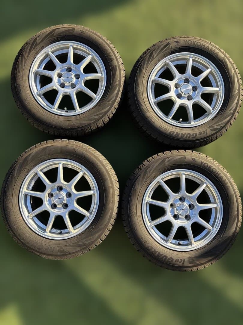 195/65R15 50プリウス スタッドレスアルミセット22年製