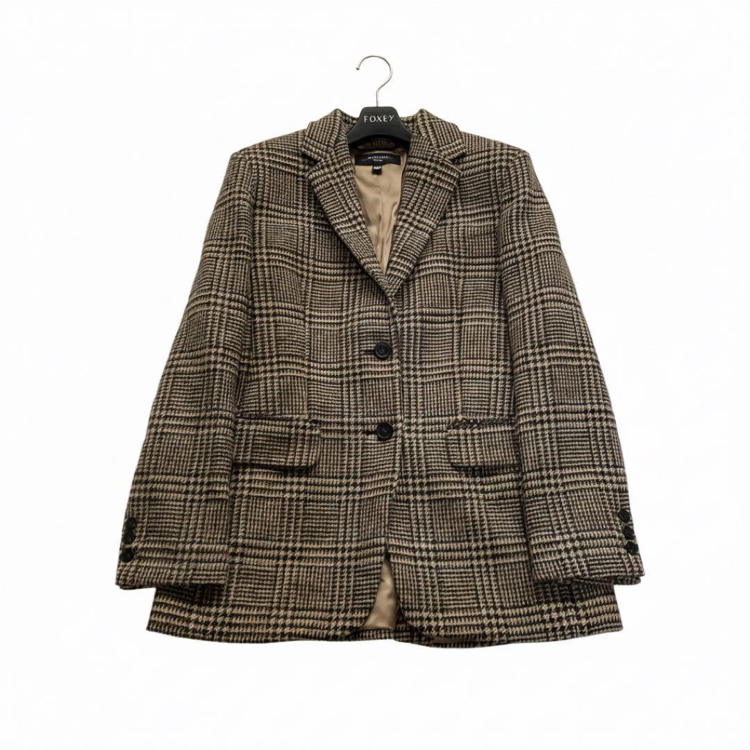 マックスマーラウィークエンド ツイード テーラード 千鳥 チェック 38
