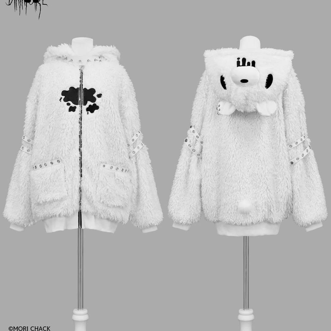 ♡ DimMoire グル〜ミ〜ボアパーカー White