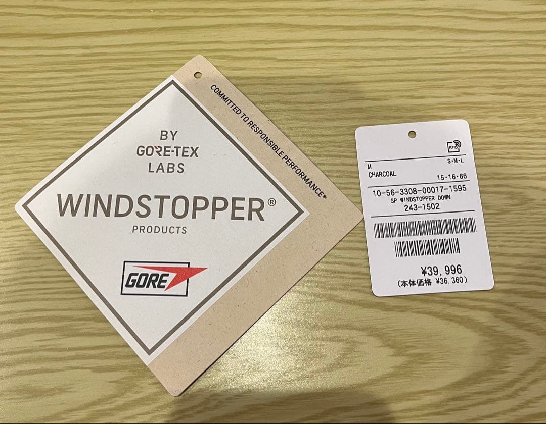 ジャケット・アウター +phenix GORE-TEX WINDSTOPPER DOWN PARKA