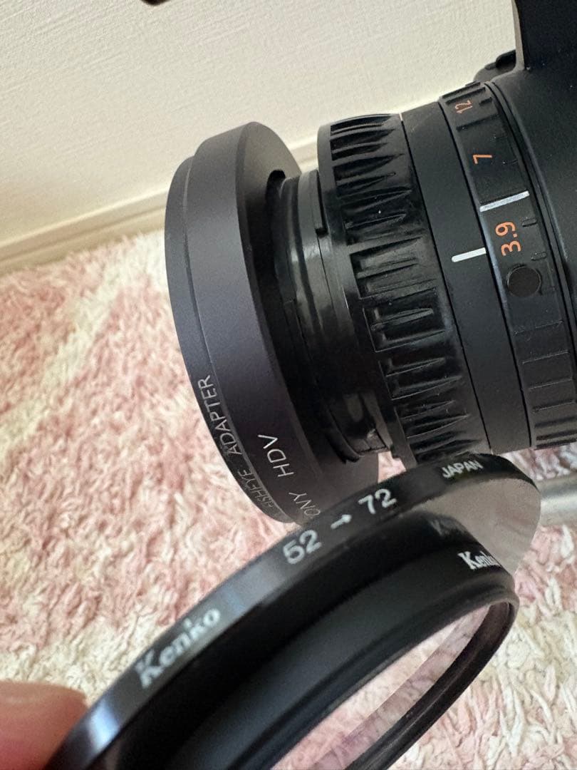 改造魚眼レンズ　52mmスクリュー