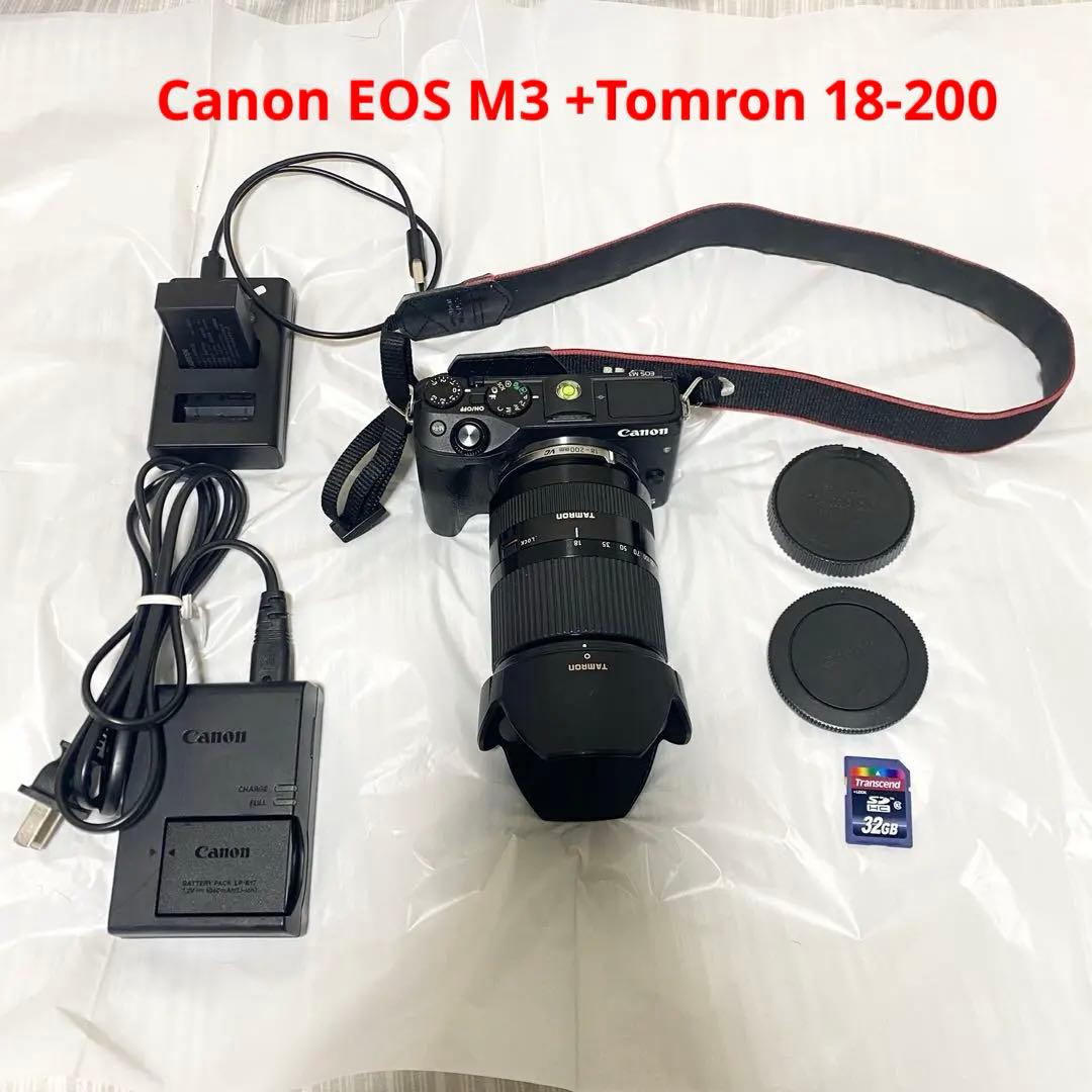 Canon EOS M3 + TAMRON 18-200（B011）セット