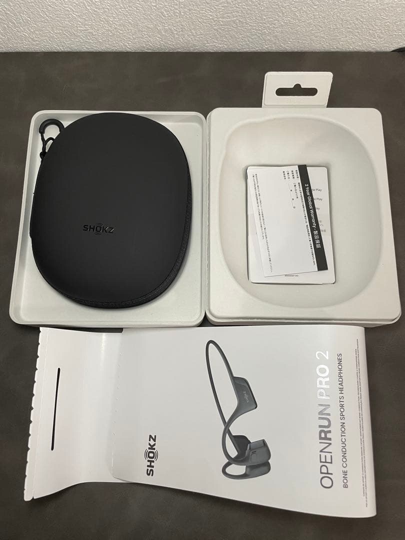 SHOKZ OPENRUN PRO 2 骨伝導イヤホン 美品