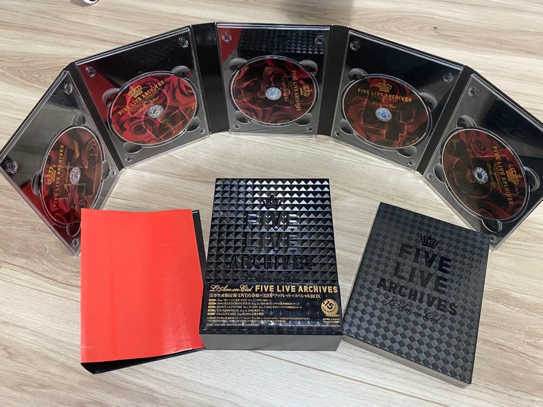 ラルク FIVE LIVE ARCHIVES 完全生産限定盤 DVD 美品