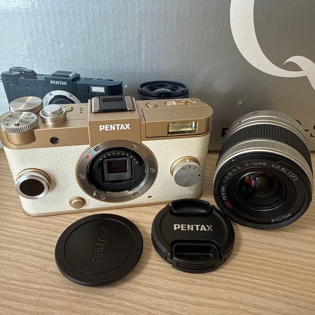 【開封済み未使用】PENTAX ミラーレス一眼 Q-S1 ズームレンズキット