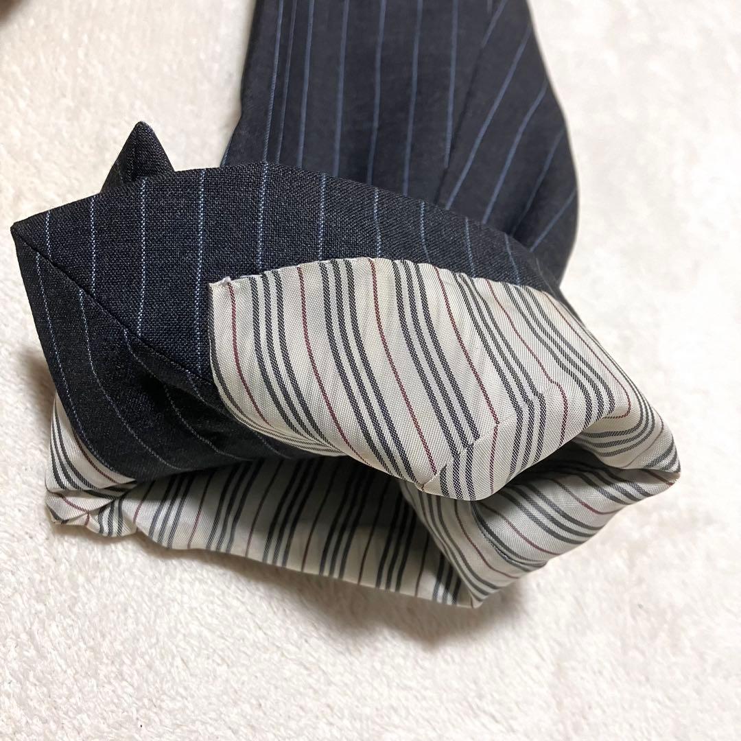 希少✨バーバリーブラックレーベル スーツ セットアップ ストライプ 裏地玉虫色