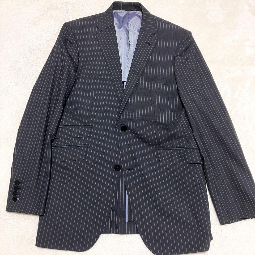 希少✨バーバリーブラックレーベル スーツ セットアップ ストライプ 裏地玉虫色