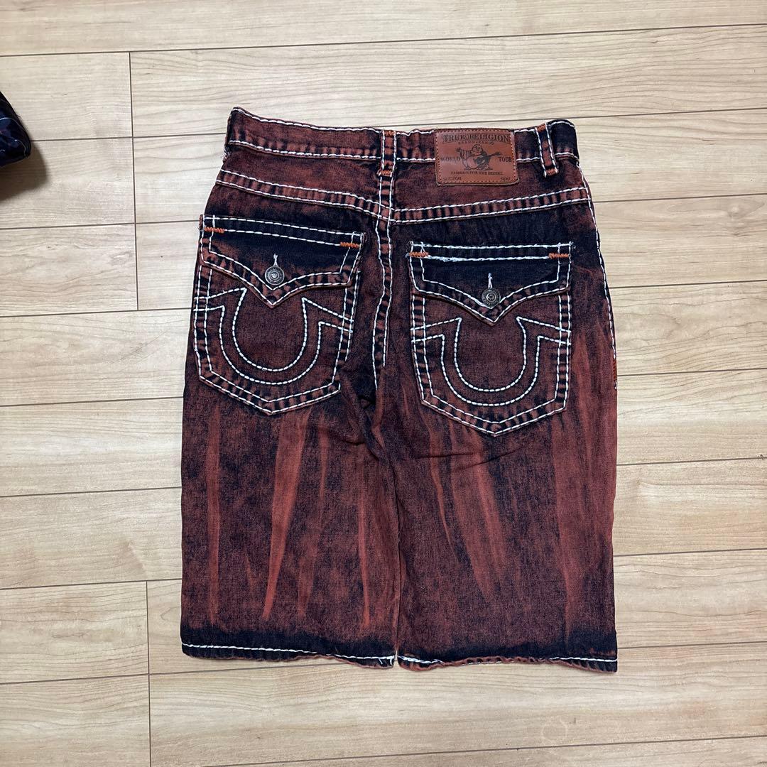 パンツ true religion half denimpants y2k grunge