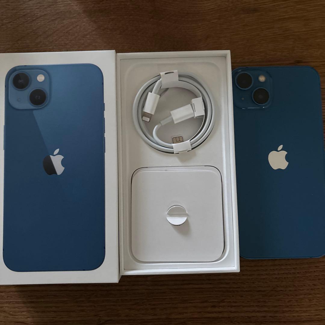 iPhone13 128GB 箱、ケーブル付き