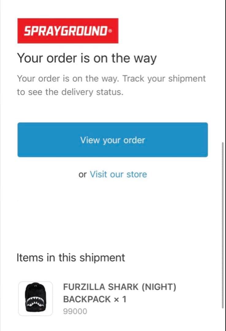 【新品・正規品】Sprayground リュック　タグ付き　早い者勝ち‼️