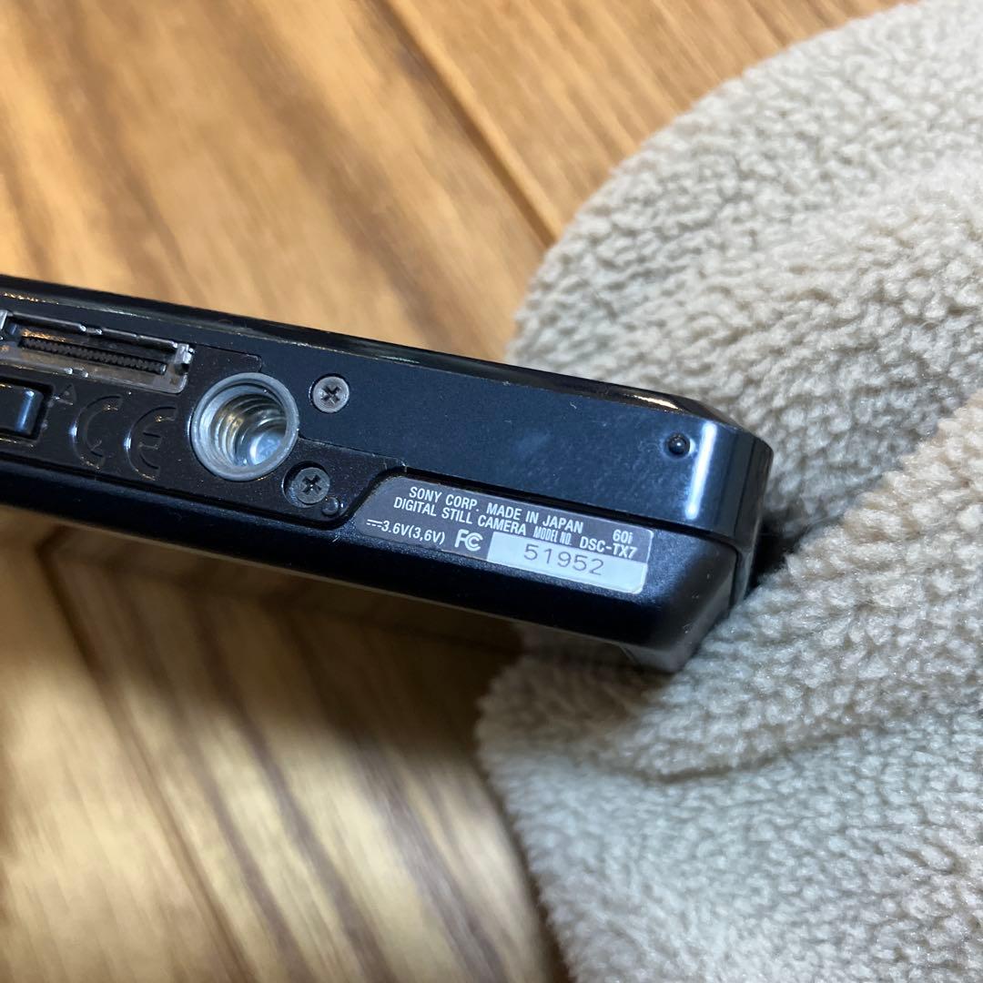 ソニー　Cyber-shot DSC-TX7 コンパクトデジタルカメラ　説明書付