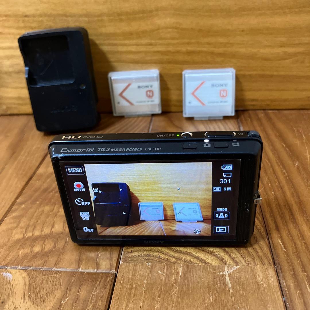 ソニー　Cyber-shot DSC-TX7 コンパクトデジタルカメラ　説明書付