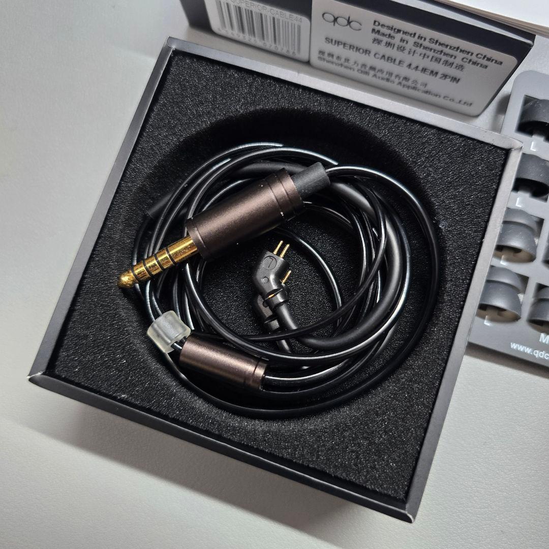 qdc SUPERIOR Red ＋ 純正4.4mmケーブル