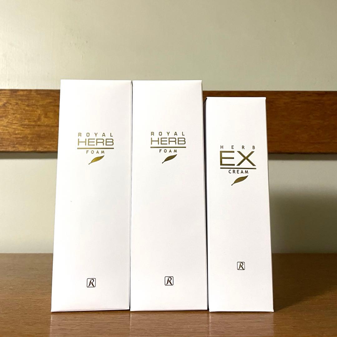 ☆未使用未開封☆ロイヤルハーブフォーム120g×2・exクリーム50gセット