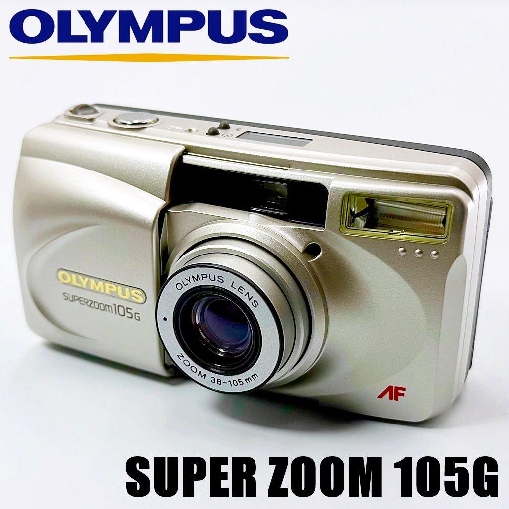 【美品】オリンパス SUPER ZOOM 105G コンパクトフィルムカメラ