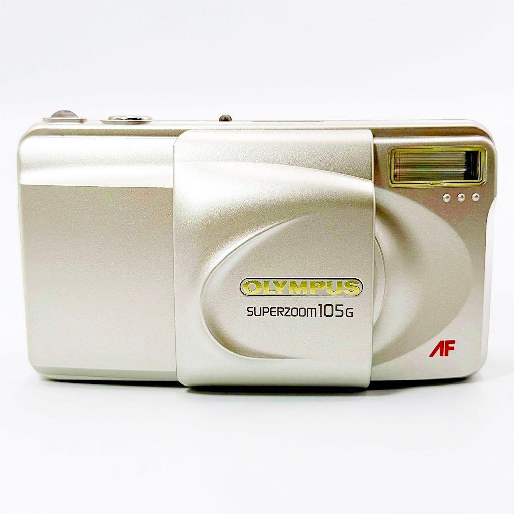 【美品】オリンパス SUPER ZOOM 105G コンパクトフィルムカメラ
