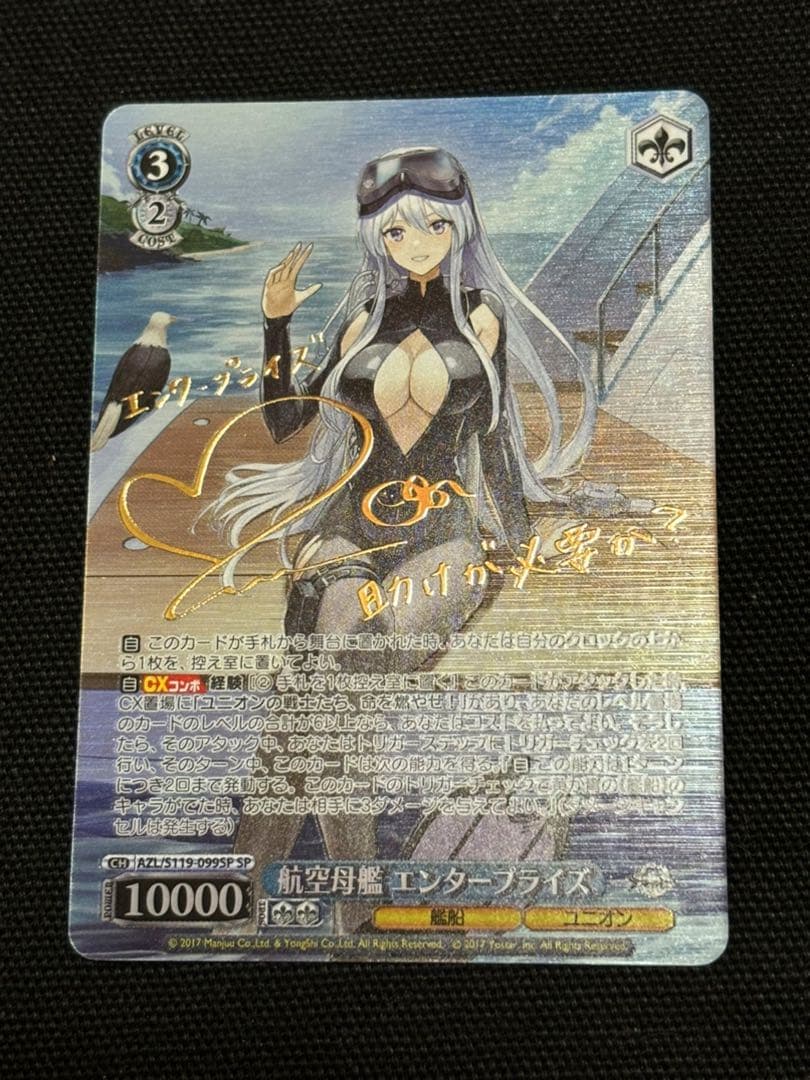 ヴァイス　アズールレーン　航空母艦 エンタープライズ　sp アズレン　サイン
