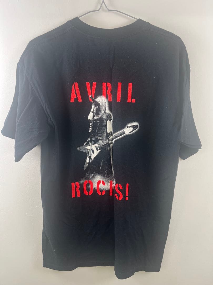 アヴリル・ラヴィーン　Tシャツ　レア　黒　M used
