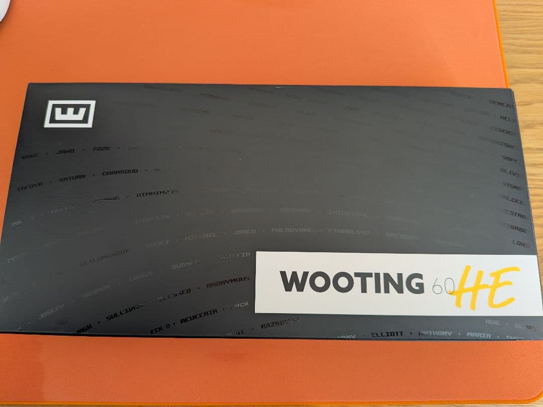 Wooting60HE専用収納ケース付き