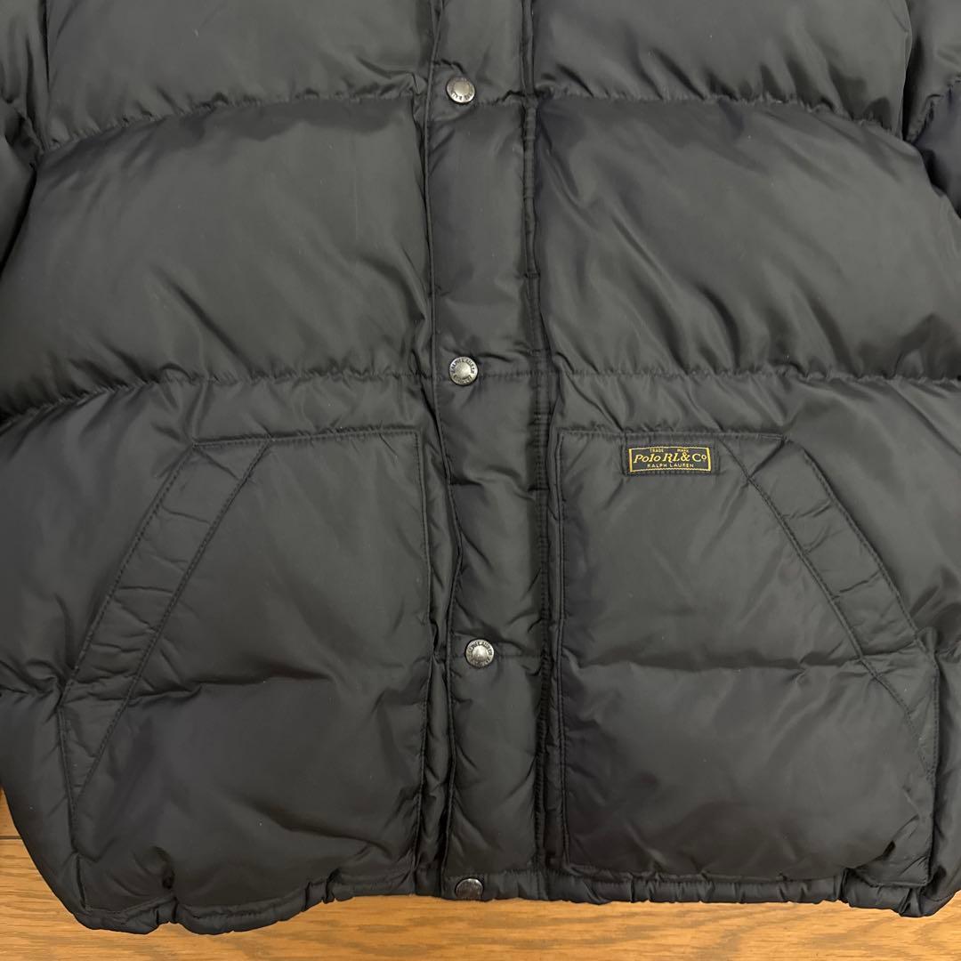 POLO RALPH LAUREN ダウンジャケット Lサイズ ブラック 肉厚