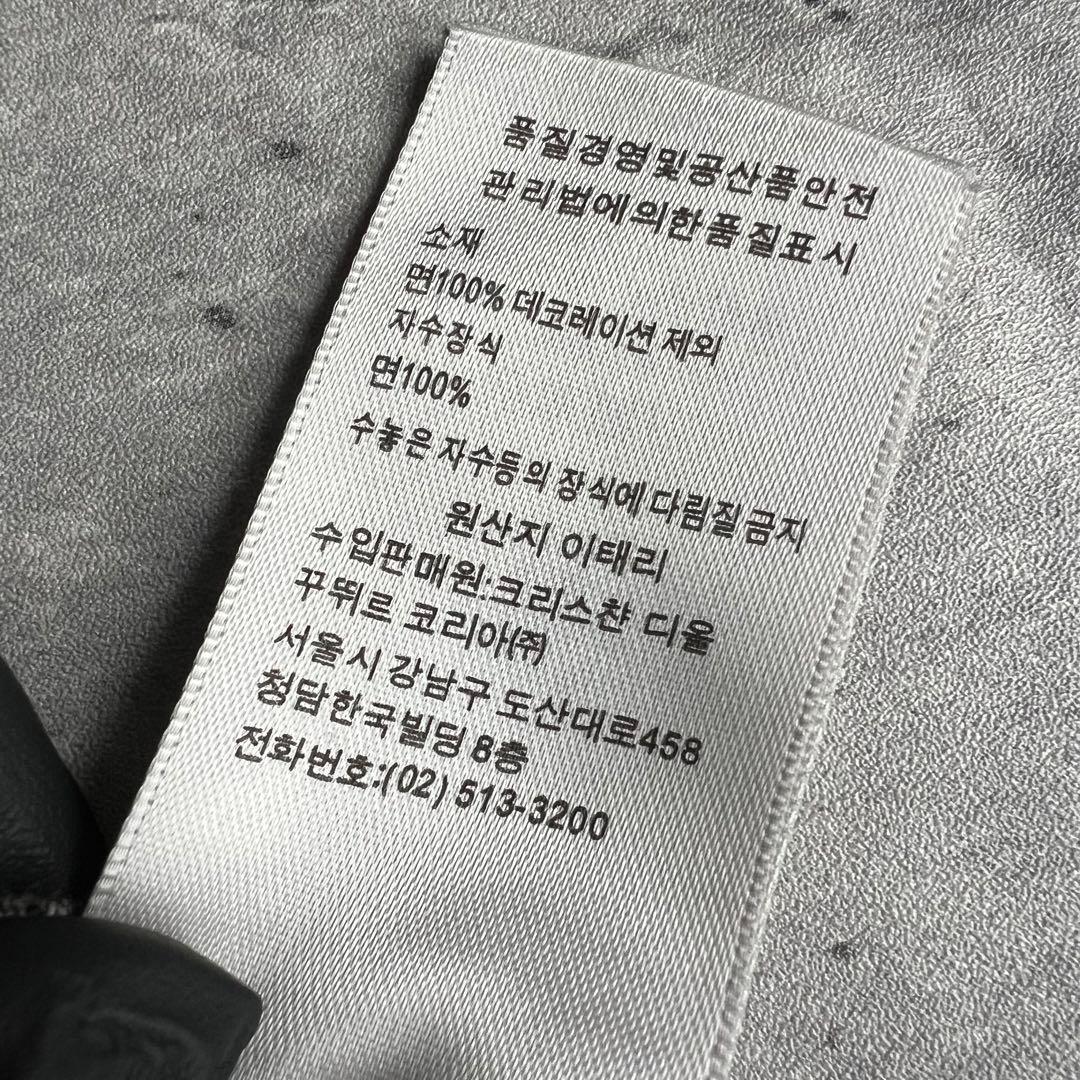 Dior　ディオール　オブリーク　コットン　ジャカード　ポロシャツ　極美品　L