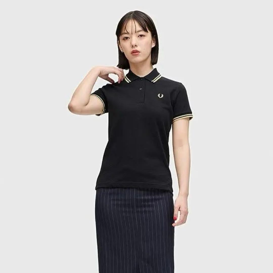FRED PERRY ポロシャツ G12 英国製 M ユニセックス ブラック