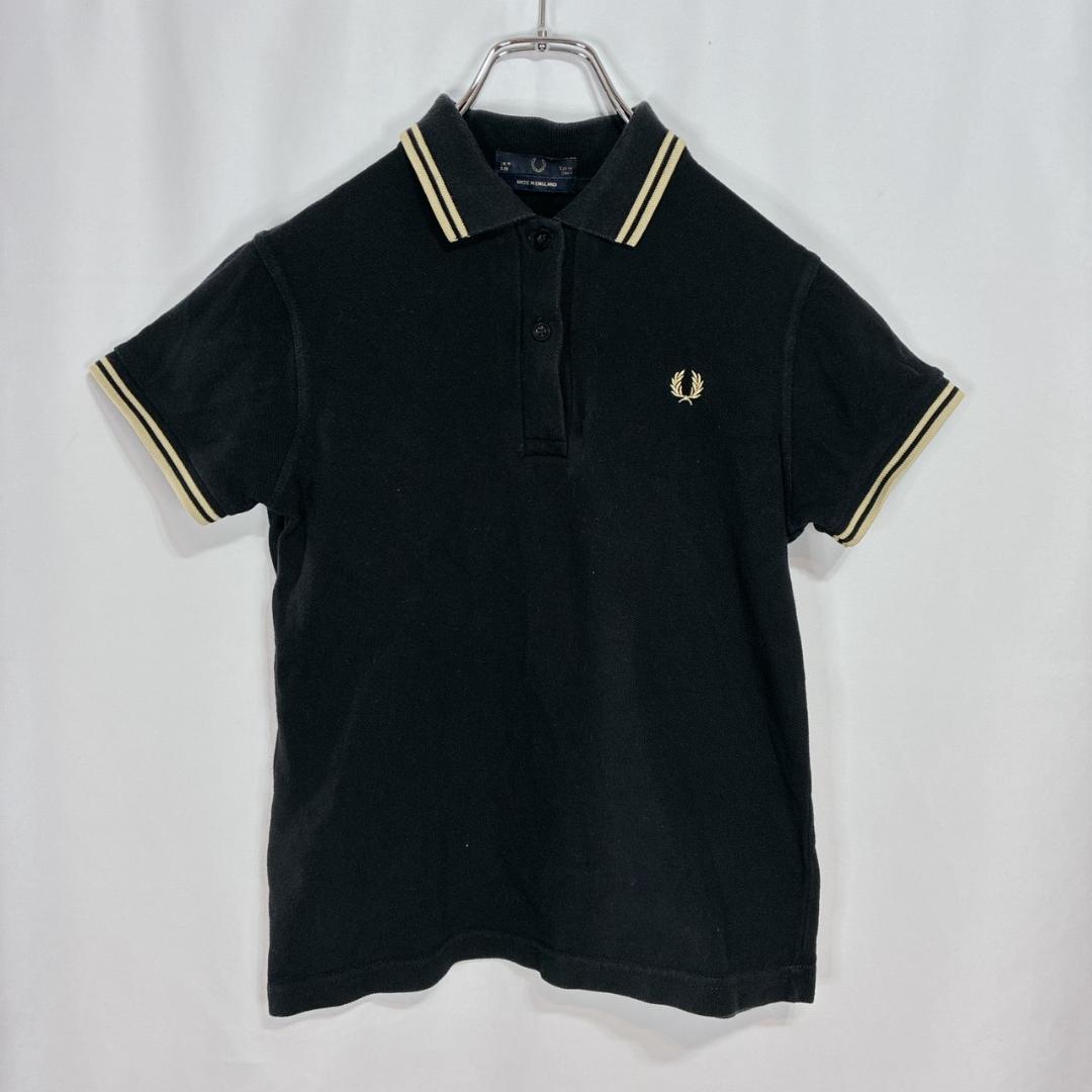 FRED PERRY ポロシャツ G12 英国製 M ユニセックス ブラック