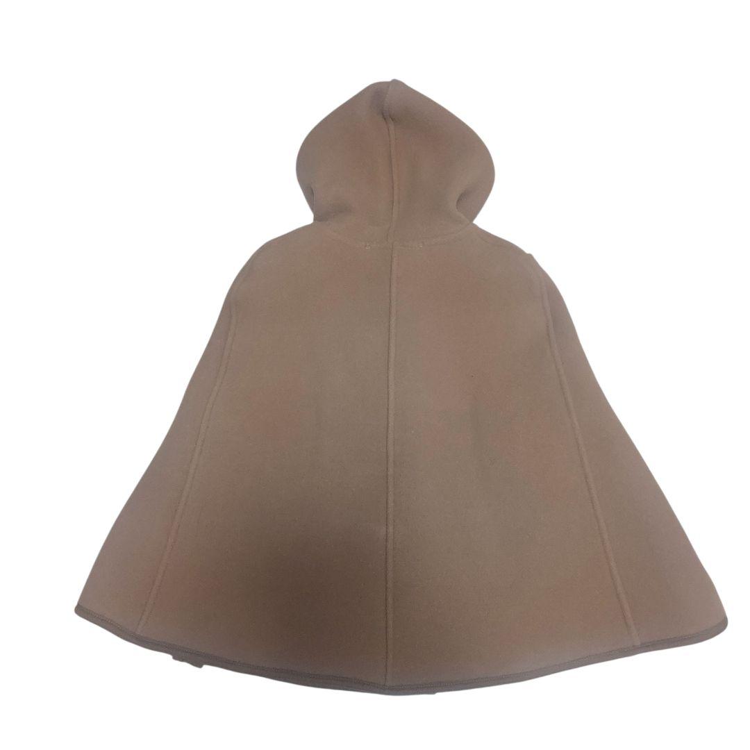 美品✨マッキントッシュ ポンチョ ケープ キャメル 34　黒ボタン