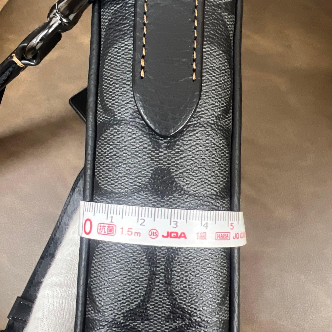 【美品】コーチ ショルダーバッグ ベージュ ブラック【COACH】