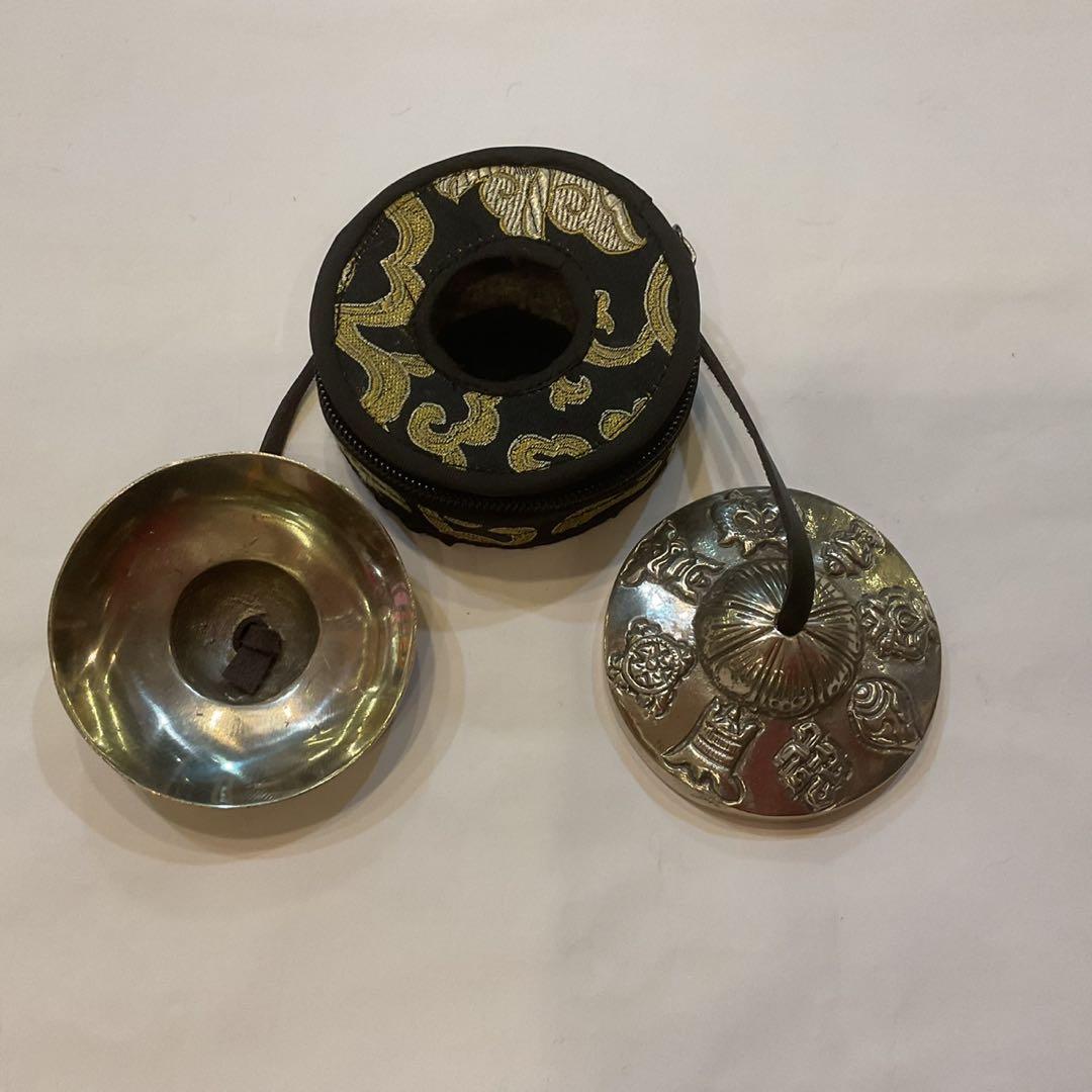 【057】高品質ティンシャ⌘八吉祥・アシタマンガルＬ⌘ケース付【送料無料】