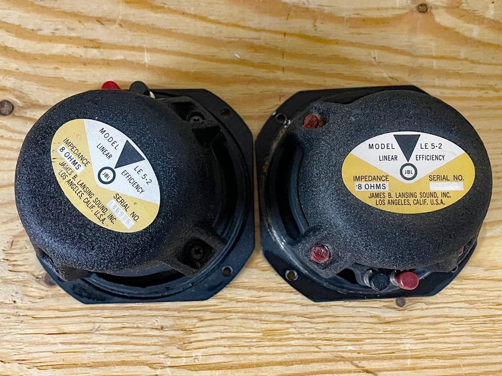 JBL LE 5-2 アルニコ ミッドレンジ スコーカー 8Ω ペア