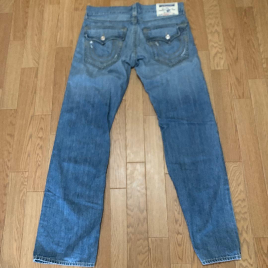 トゥルーレリジョン　ストレートデニム 34