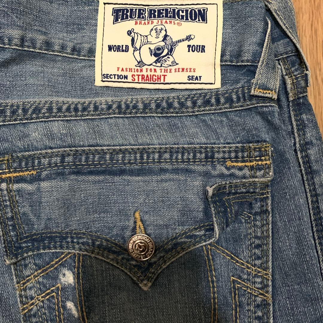 トゥルーレリジョン　ストレートデニム 34