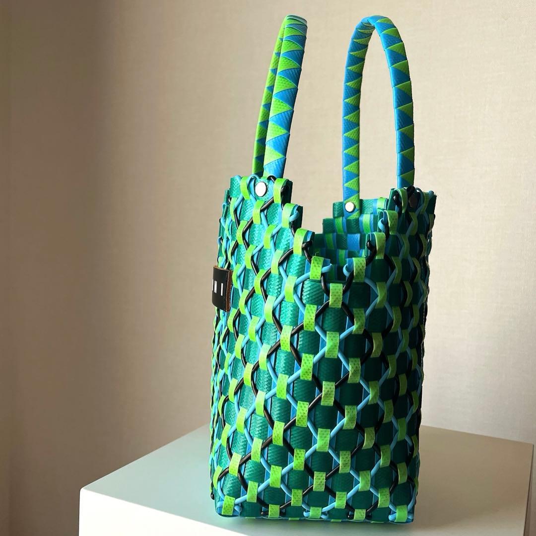 マルニ　カゴバッグ　タグ有り・保存袋付き